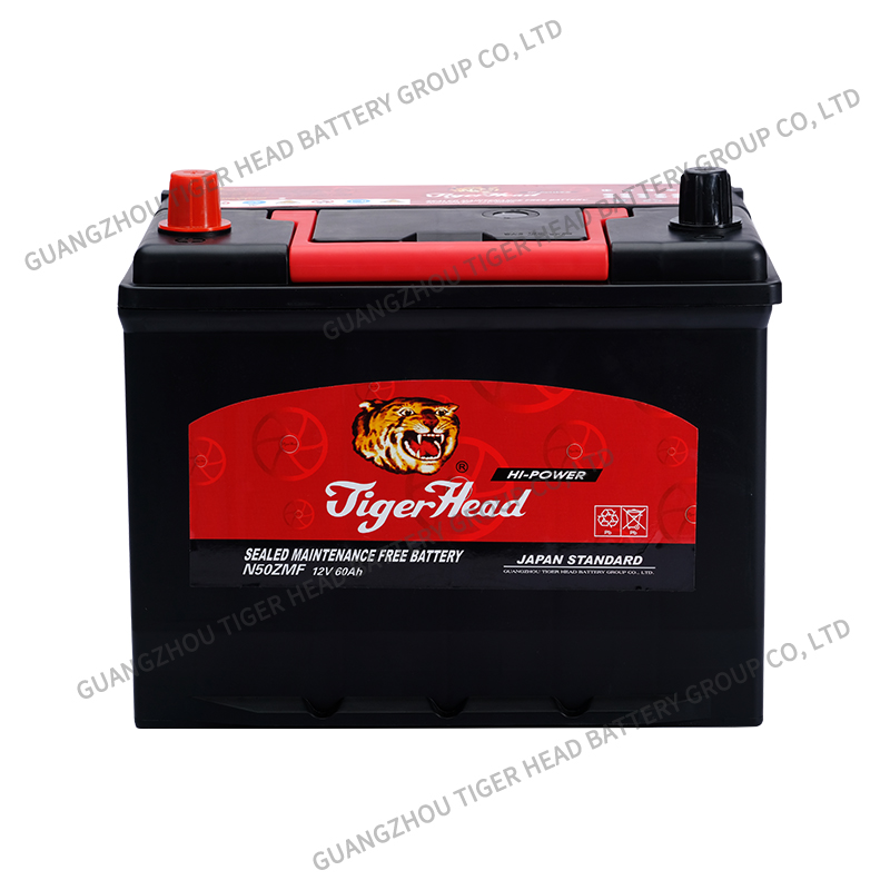 Tiger Head Brand N50ZMF 12V 60AH Car Lead Acid Battery - Image 2