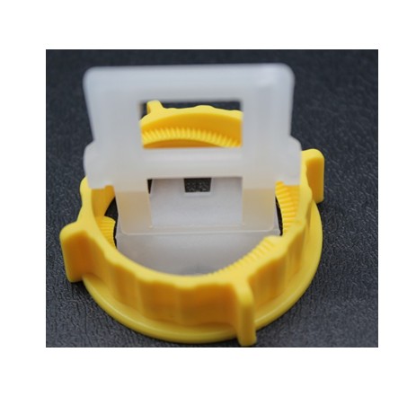 Adjustable tile leveling base component