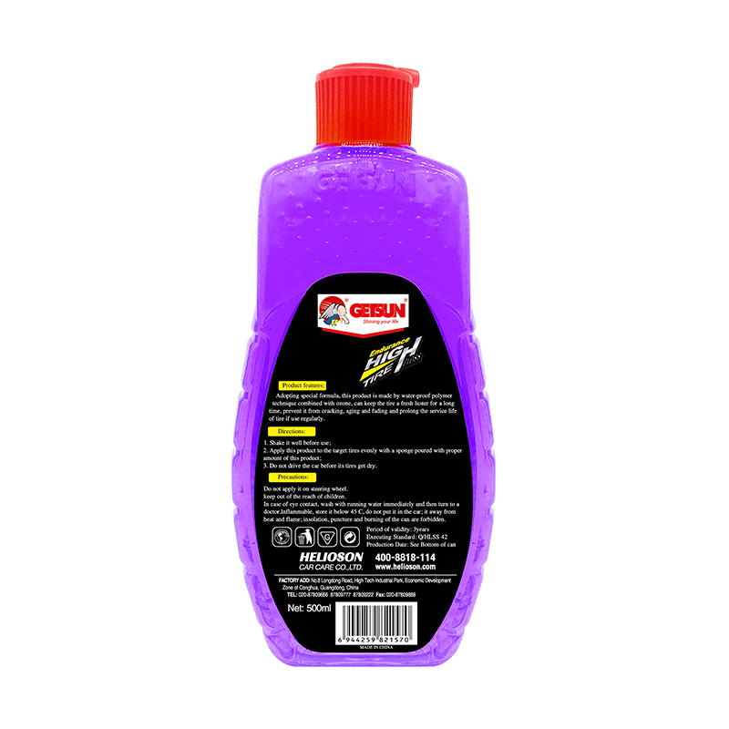 Tire Shine Gel with Waterproof Polymer