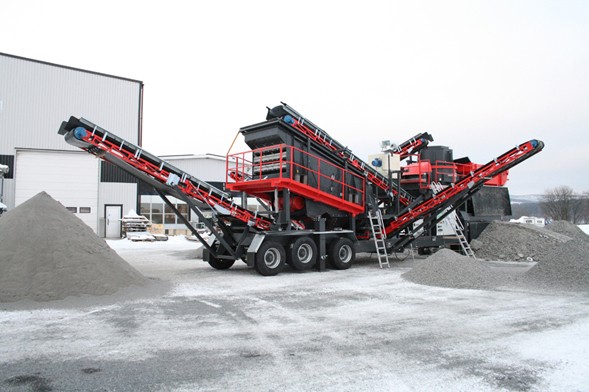Tire Type Cone Crusher Mobile Screening Station - Image 2
