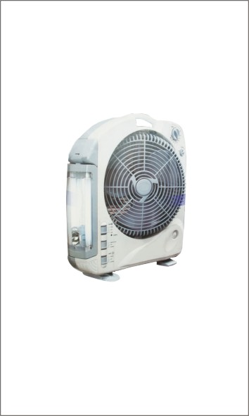 Portable Electric Fan with Integrated Light