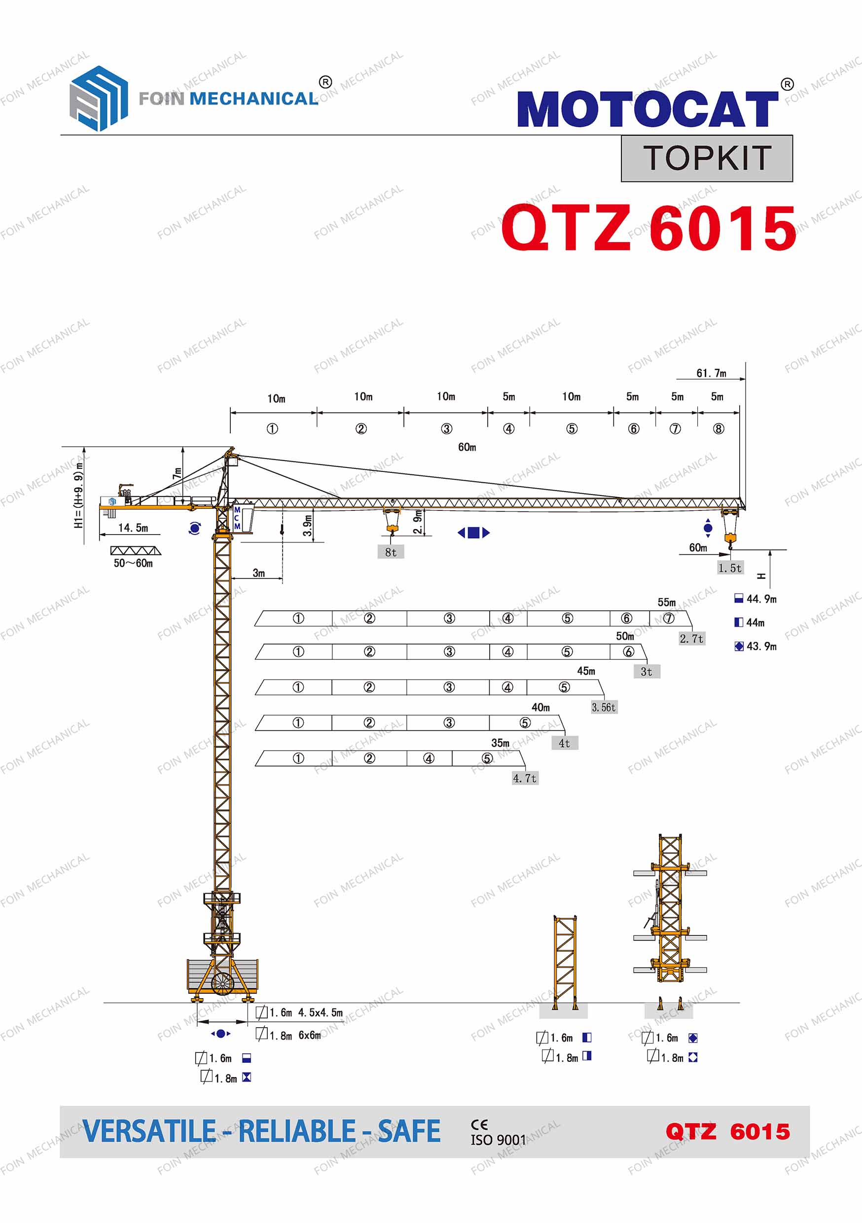 TK6015 TOPLKIT TOWER CRANE - Image 2