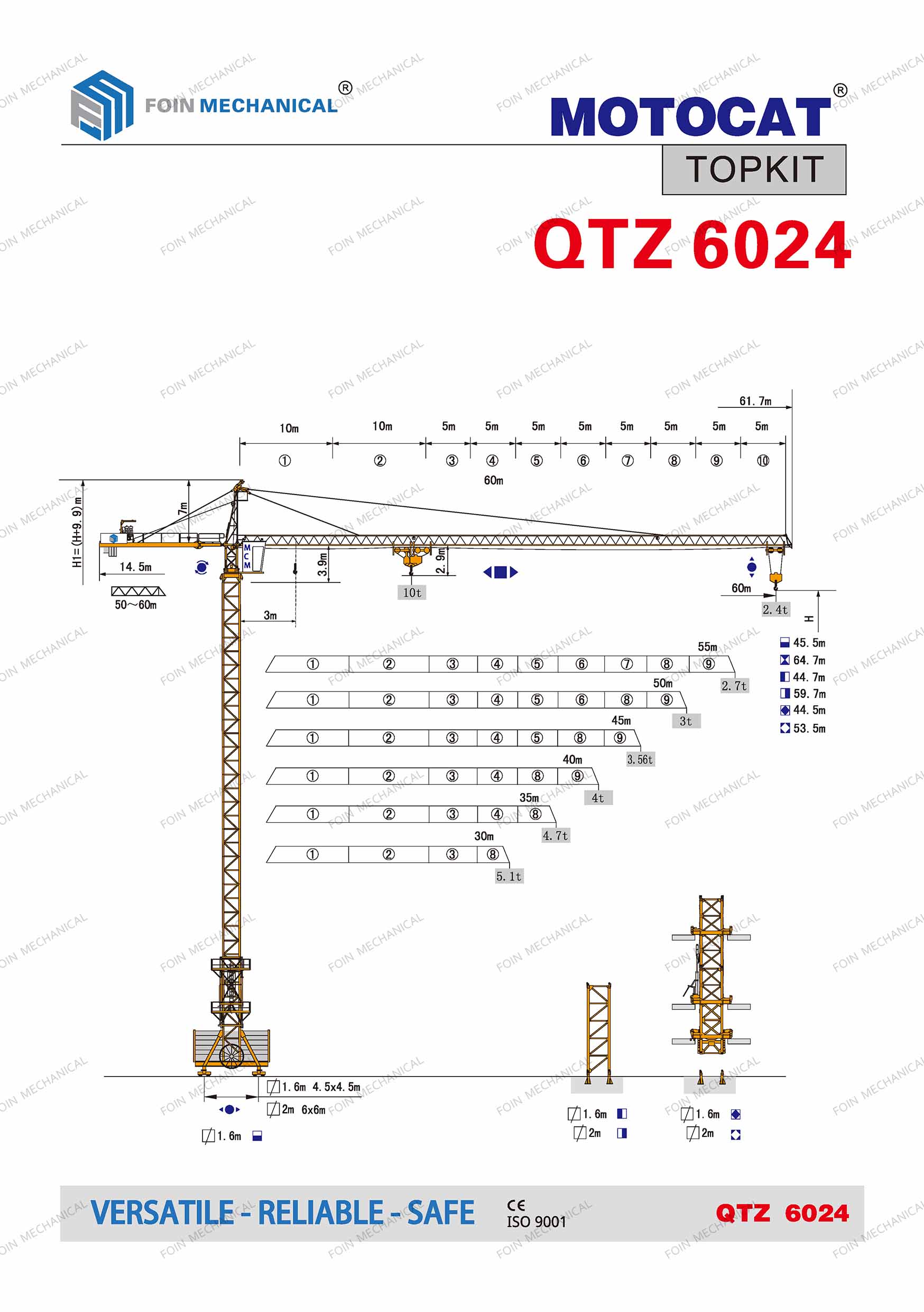 TK6024 TOPLKIT TOWER CRANE - Image 3
