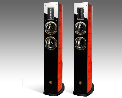 Floor-Standing Loudspeaker with Ribbon Tweeter