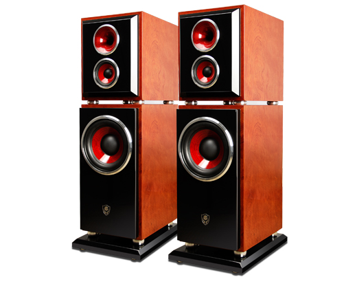 Multi-Driver Bookshelf Speakers with Wood Veneer Finish