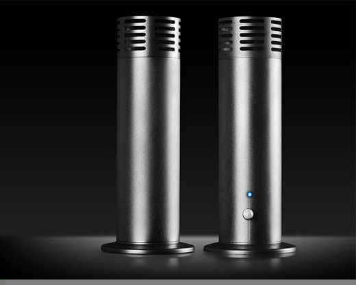 Personal Air Purifier with Metallic Finish