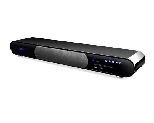 Sleek Home Theater Soundbar with USB and Card Reader