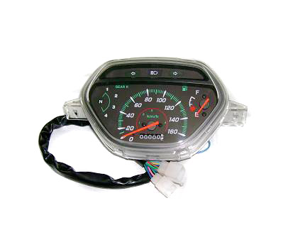 Motorcycle Speedometer with Fuel Level Indicator