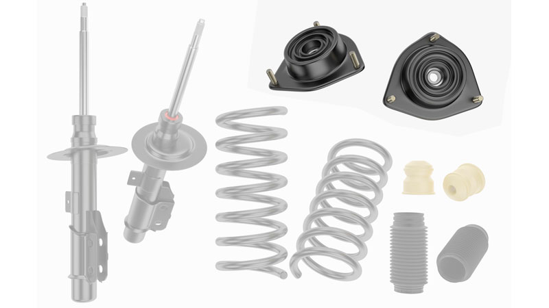 Automotive suspension component assembly