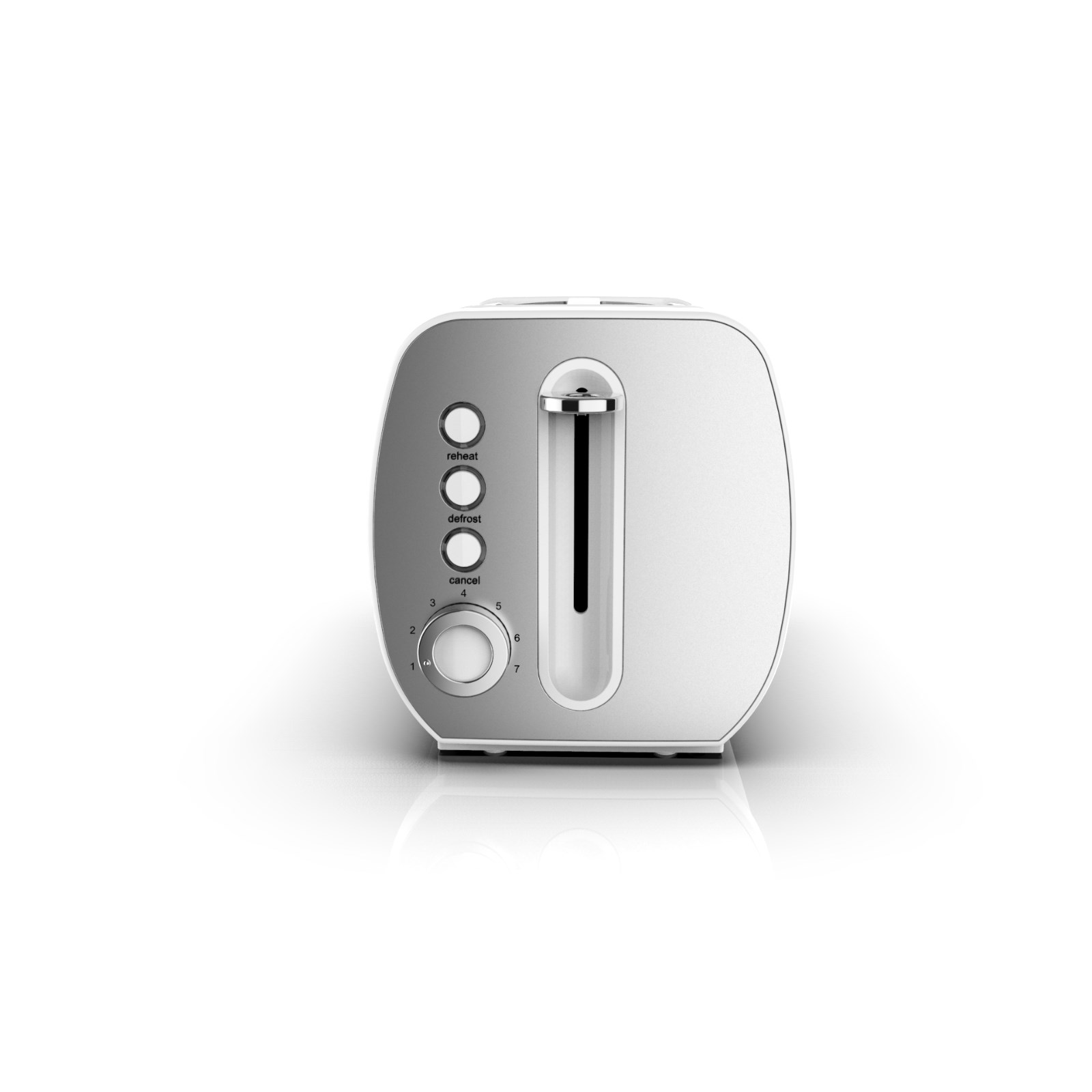 Electric Bread Toaster with Browning Control