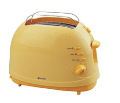 Compact Bread Toaster with Adjustable Browning