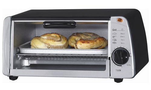 Compact 6L Toaster Oven with Timer