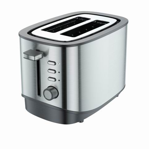 Two-Slice Electric Toaster with Wide Slots
