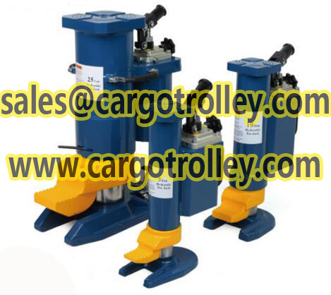 Hydraulic Toe Jack for Heavy Machinery Lifting