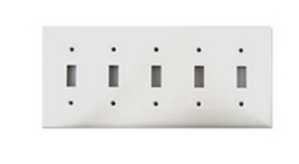 Five-Gang Toggle Switch Plate