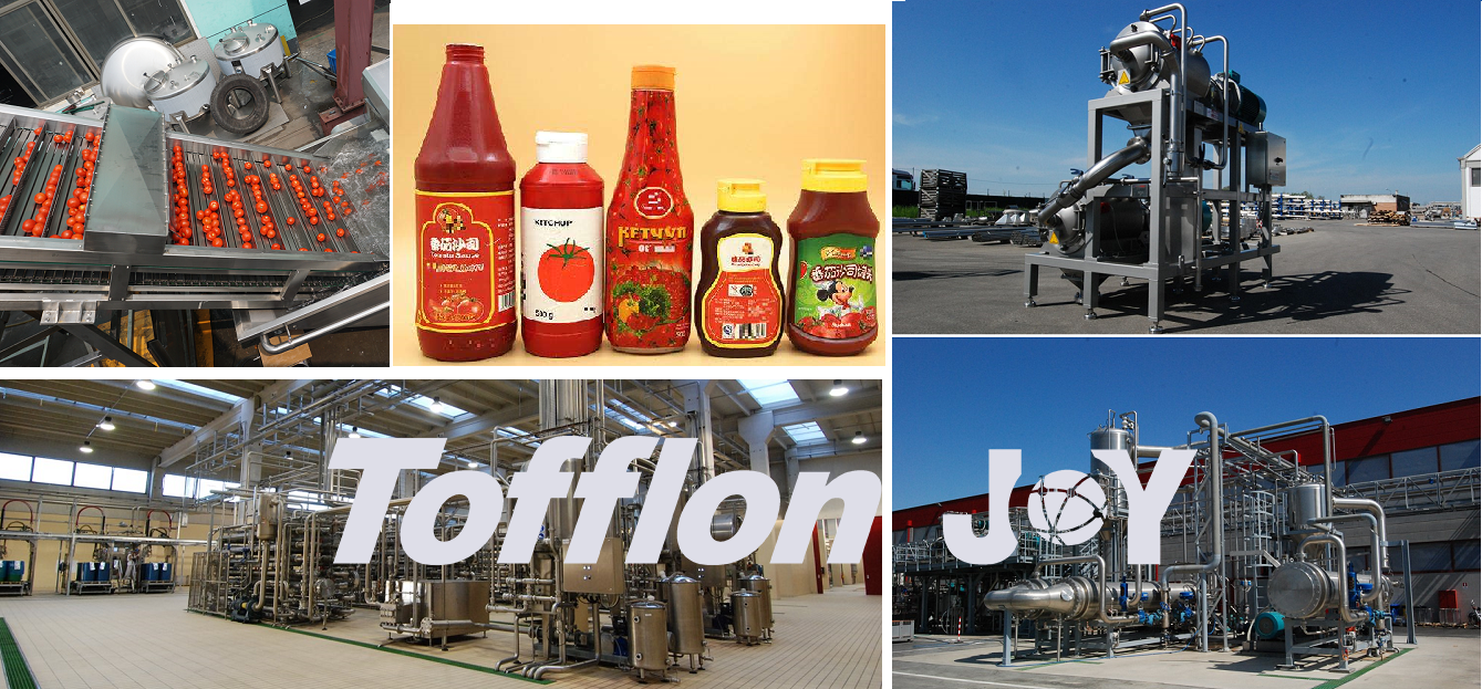 High-efficiency tomato processing line schematic and equipment flow