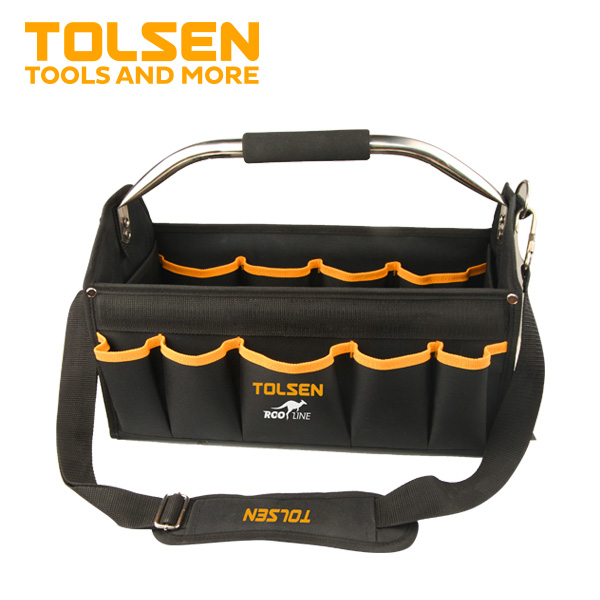 Heavy-Duty Tool Bag with Multiple Pockets