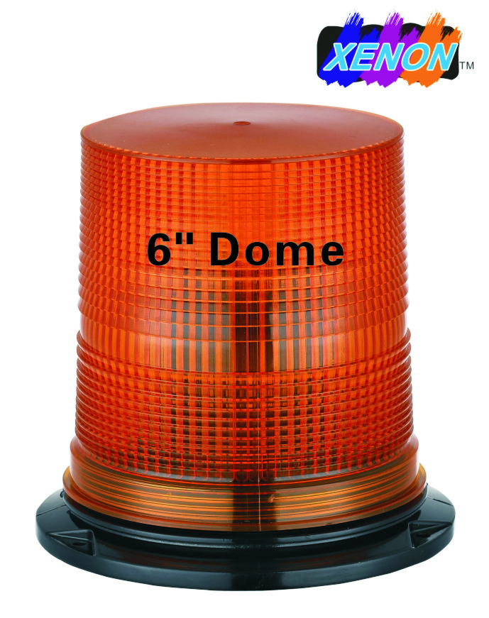 Xenon strobe light dome view