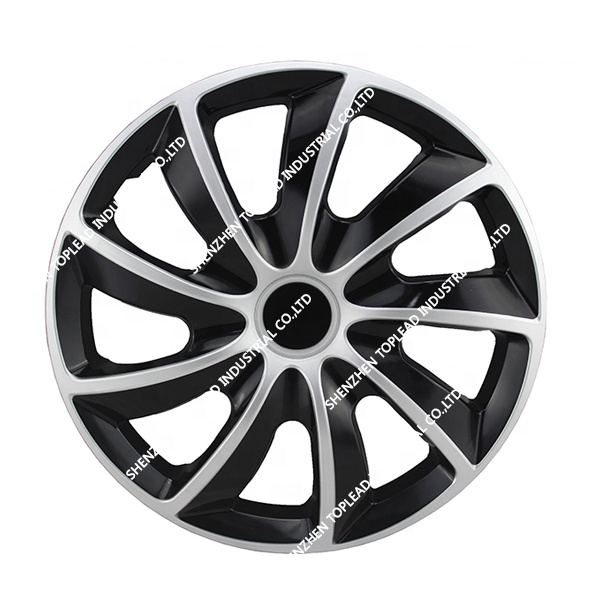 Black and silver twin-color wheel cover