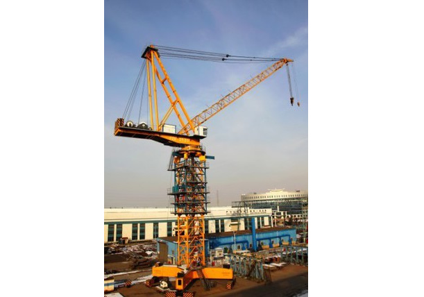 Self-Climbing Luffing Jib Tower Crane