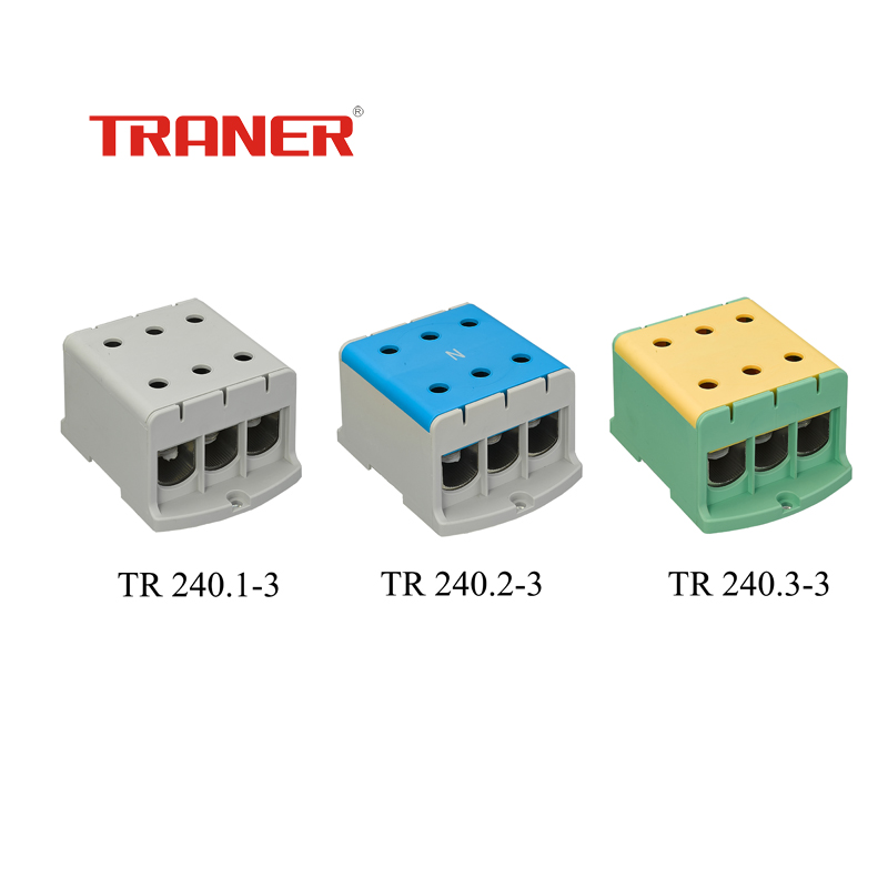 TR Series 240mm2 Aluminum/Copper Al/Cu Cable, Grey Universal Terminal Block - Image 3