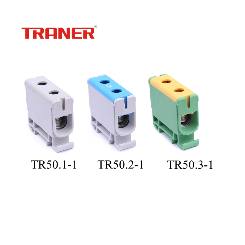 Tr Series 50mm2 Aluminum/Copper Al/Cu Cable, Grey Universal Terminal Block - Image 3