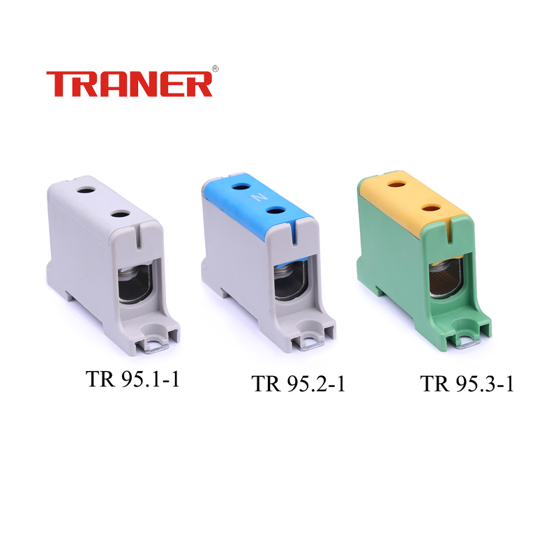 TR Series 95mm2 Aluminum/Copper Al/Cu Cable, Grey Universal Terminal Block - Image 2