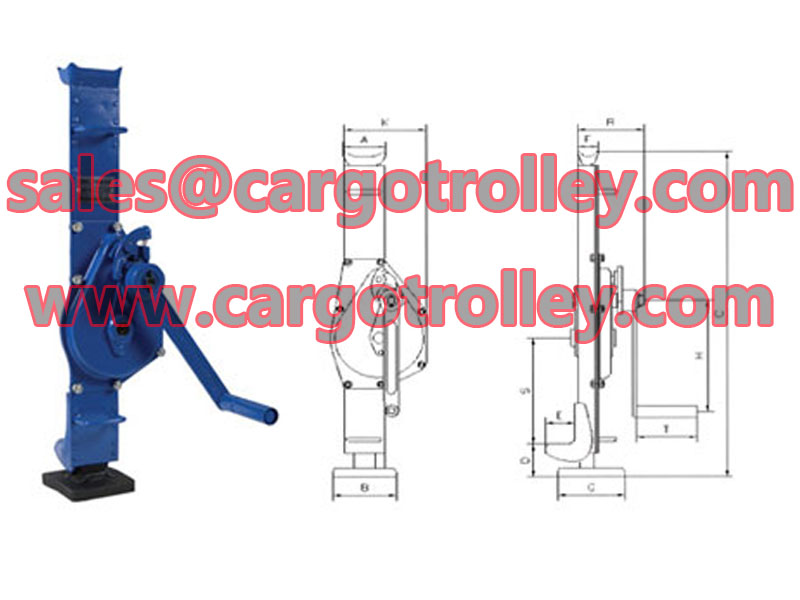 Mechanical Track Jack for Heavy Equipment Repair