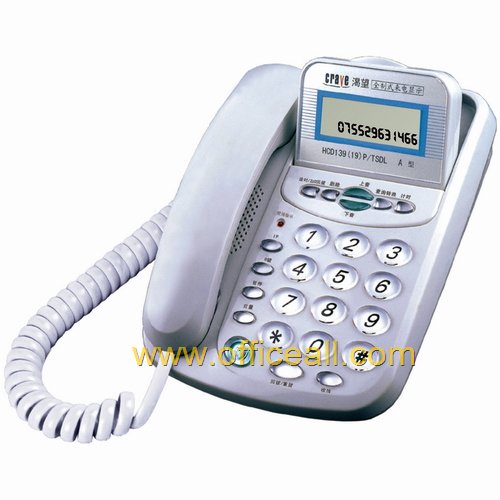 Corded Telephone with Caller ID Display