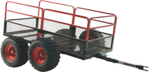 ATV Utility Trailer with Mesh Bed
