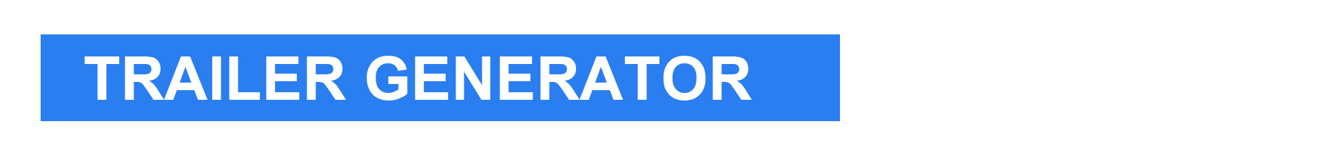 Mobile trailer generator setup in an outdoor environment
