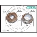 Precision Transmission Gear with Multiple Tooth Counts