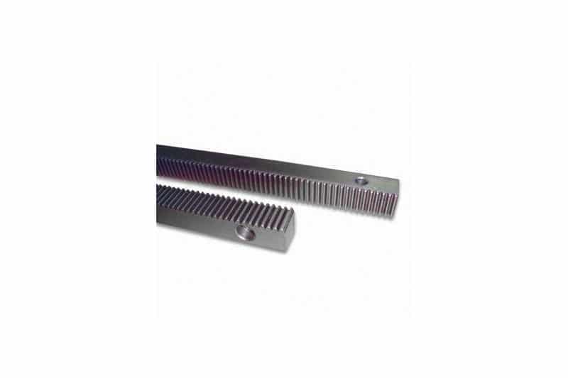 Precision-engineered steel rack gear