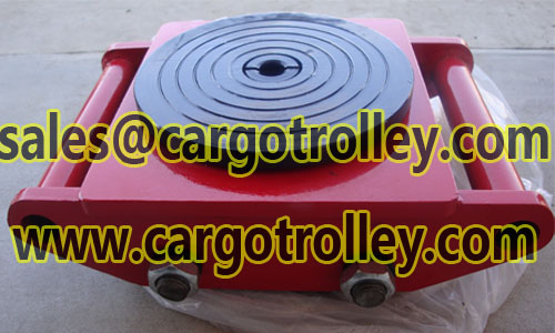 Machinery Moving Dolly with Rotating Platform