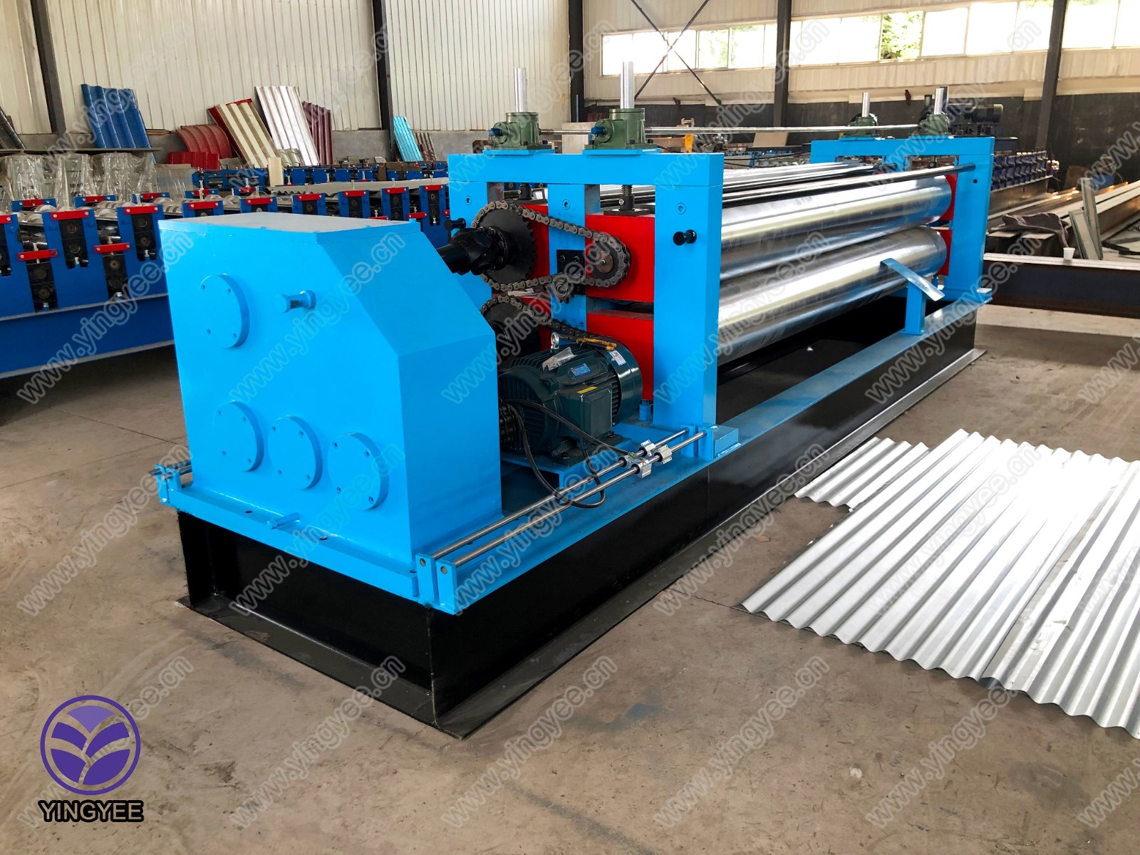 Transverse Corrugated Sheet Forming Machine
