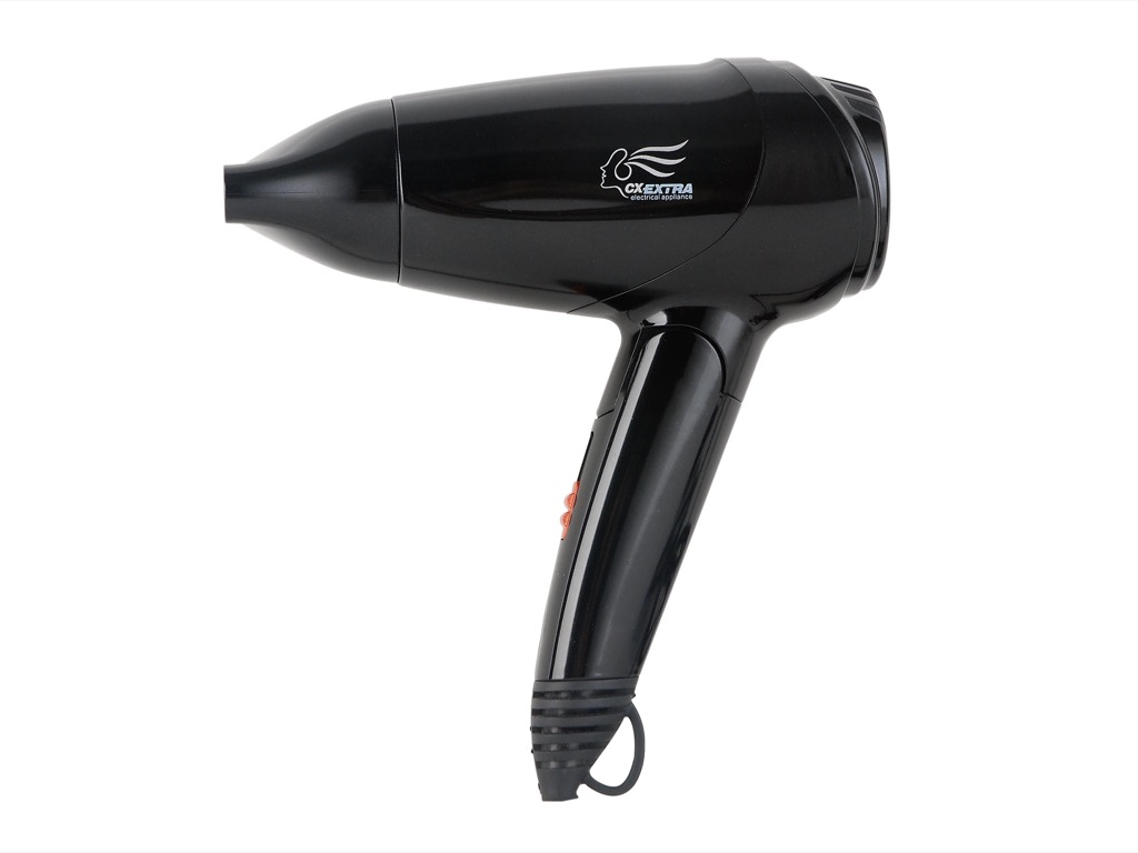 Compact Travel Hair Dryer with Foldable Handle
