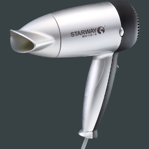 Compact Travel Hair Dryer with Ionic and Tourmaline Technologies