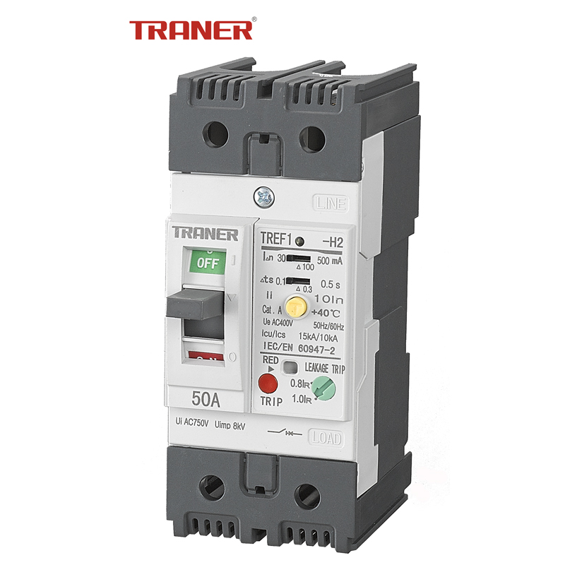 63A 2-Pole Earth Leakage Molded Case Circuit Breaker
