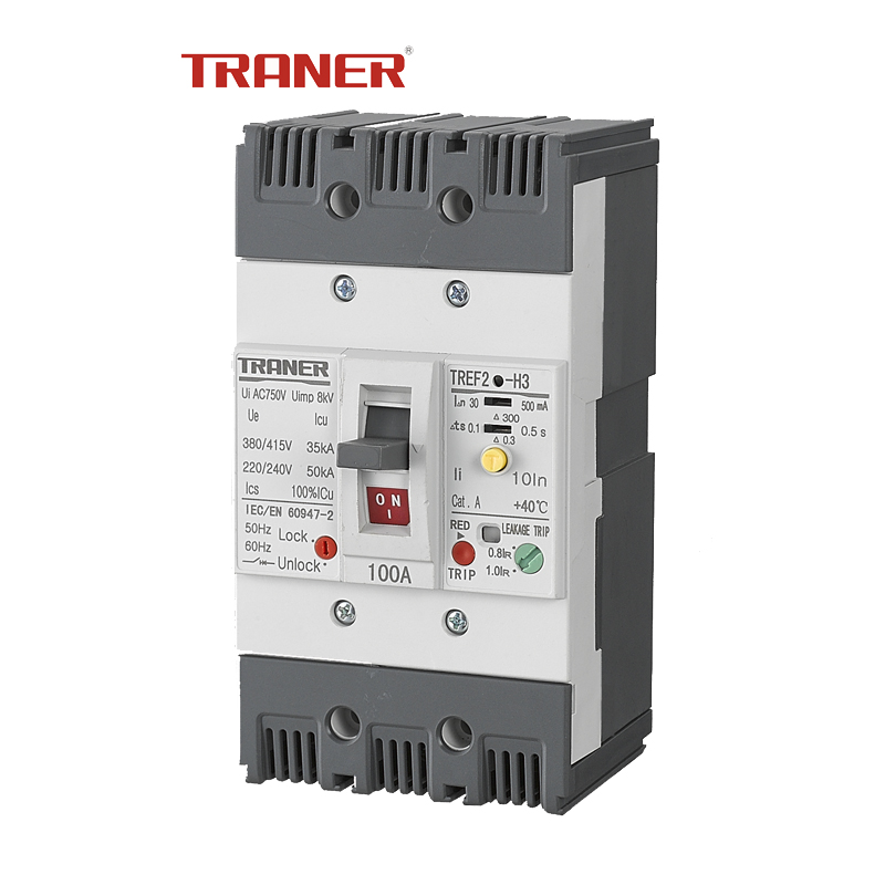 TREF2 125A 3p, Thermal Adjustable, Compact Size, Earth Leakage Protection Switch - Image 2