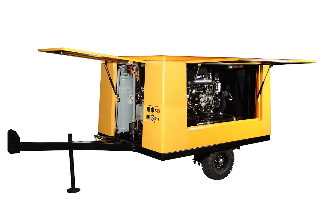 TRENTY PORTABLE DIESEL SCREW AIR COMPRESSOR - Image 2