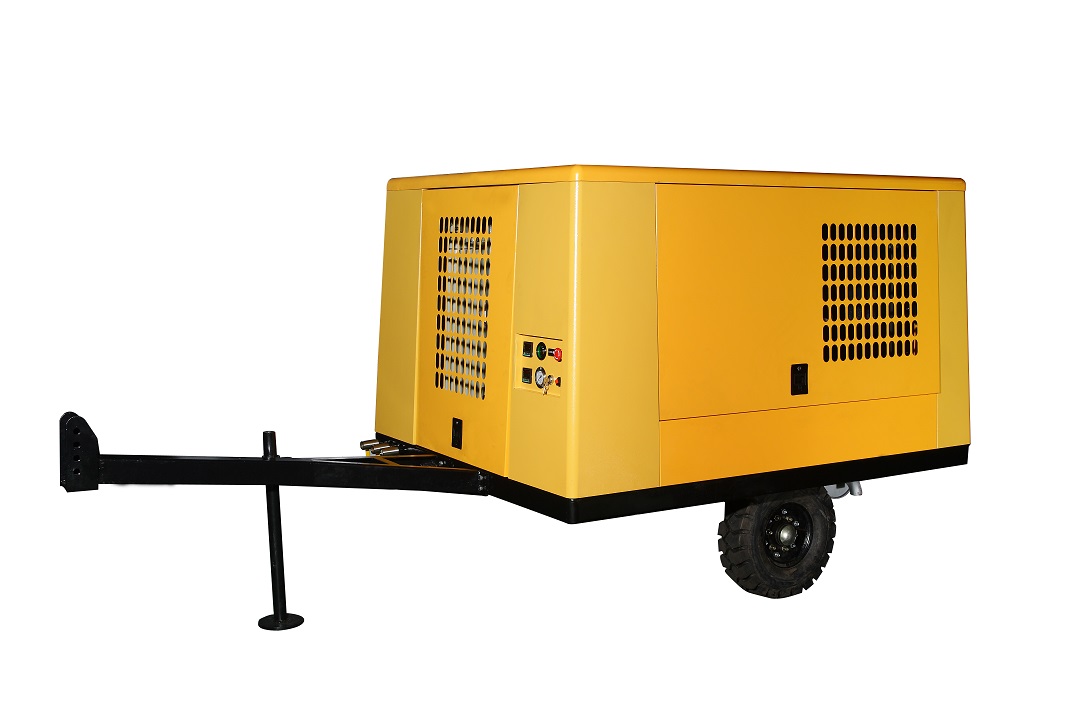 Towable Diesel Screw Air Compressor