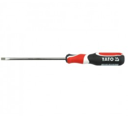 Slotted Screwdriver with Tricolor Handle
