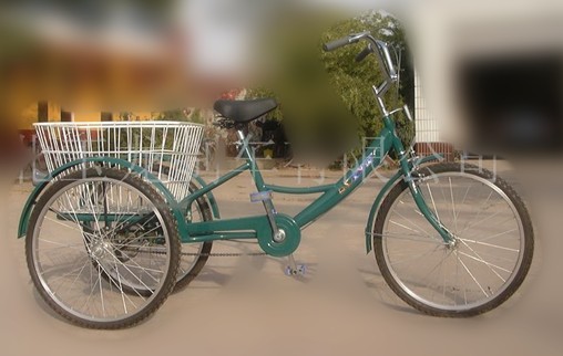 Adult Tricycle with Cargo Basket