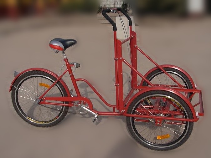 Adult Step-Through Tricycle with Cargo Platform