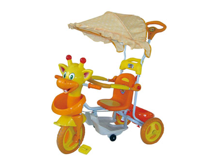 Child's Giraffe Tricycle with Canopy