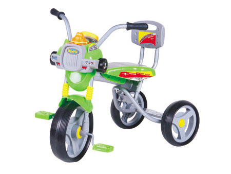 Children's Green and Gray Tricycle