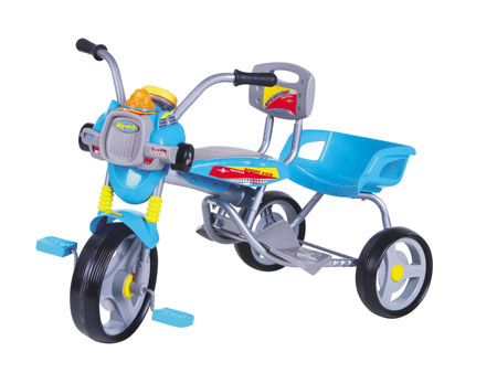 Children's Three-Wheel Tricycle with Basket