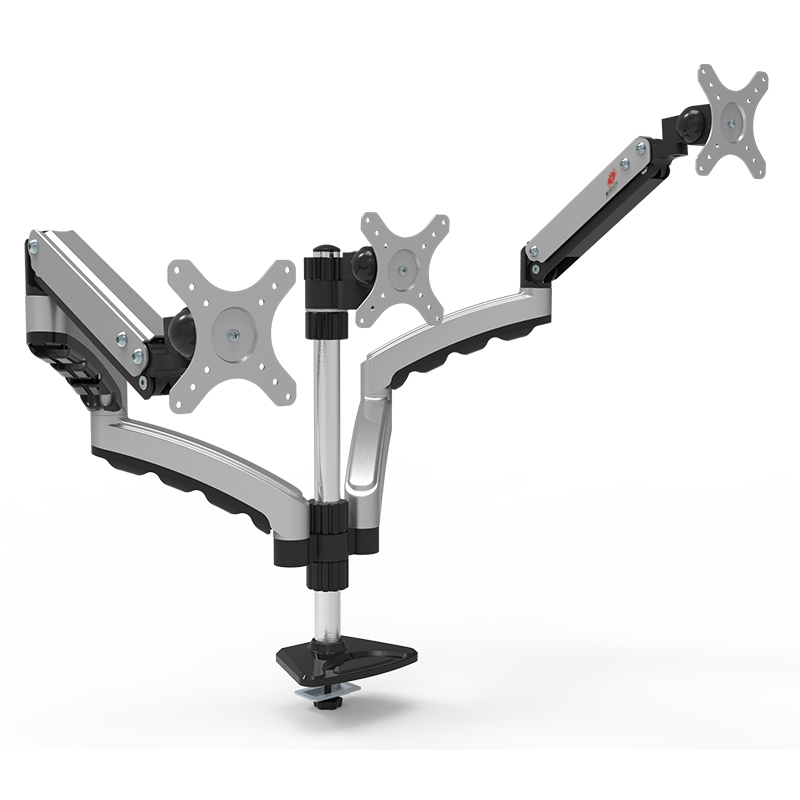 Triple Monitor Desk Mount for 13-24 inch Screens
