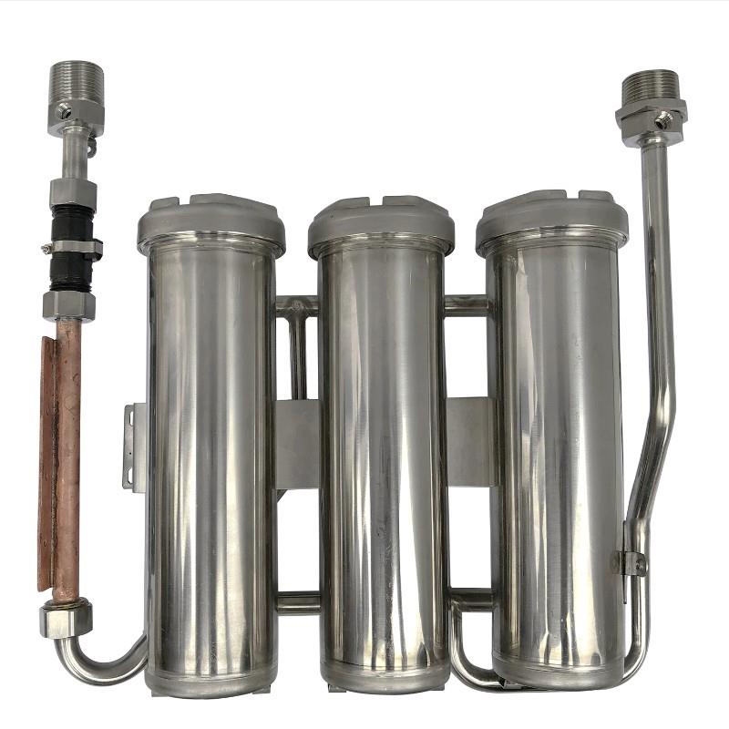 Triple Canister Stainless Steel Tank