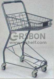 Metal Wire Utility Cart with Swivel Casters